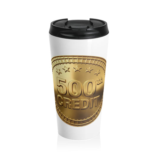 Gold Coaster Club 500th Credit Milestone Travel Mug - THOOSIEMERCH product image