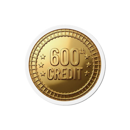 Gold Coaster Club 600th Credit Milestone Die-Cut Magnet - THOOSIEMERCH product image