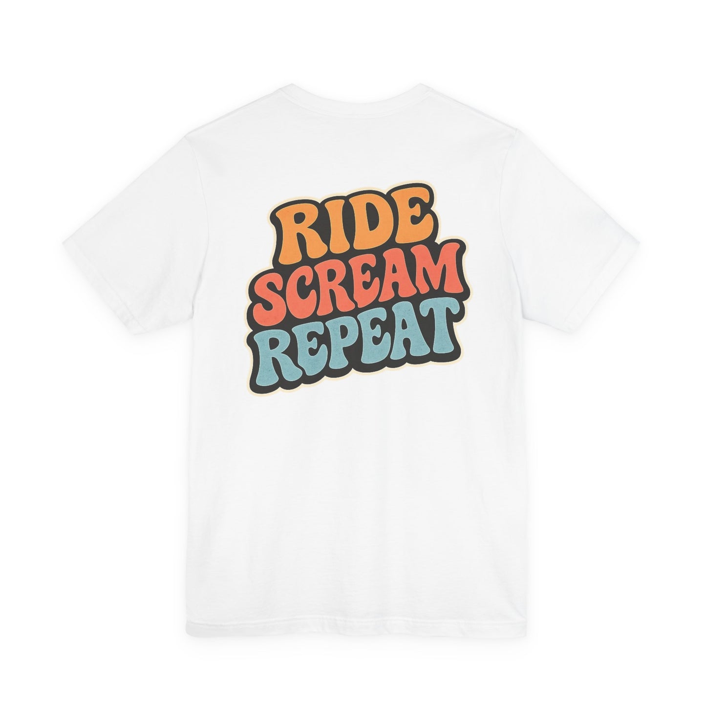 Ride Scream Repeat Retro Tee