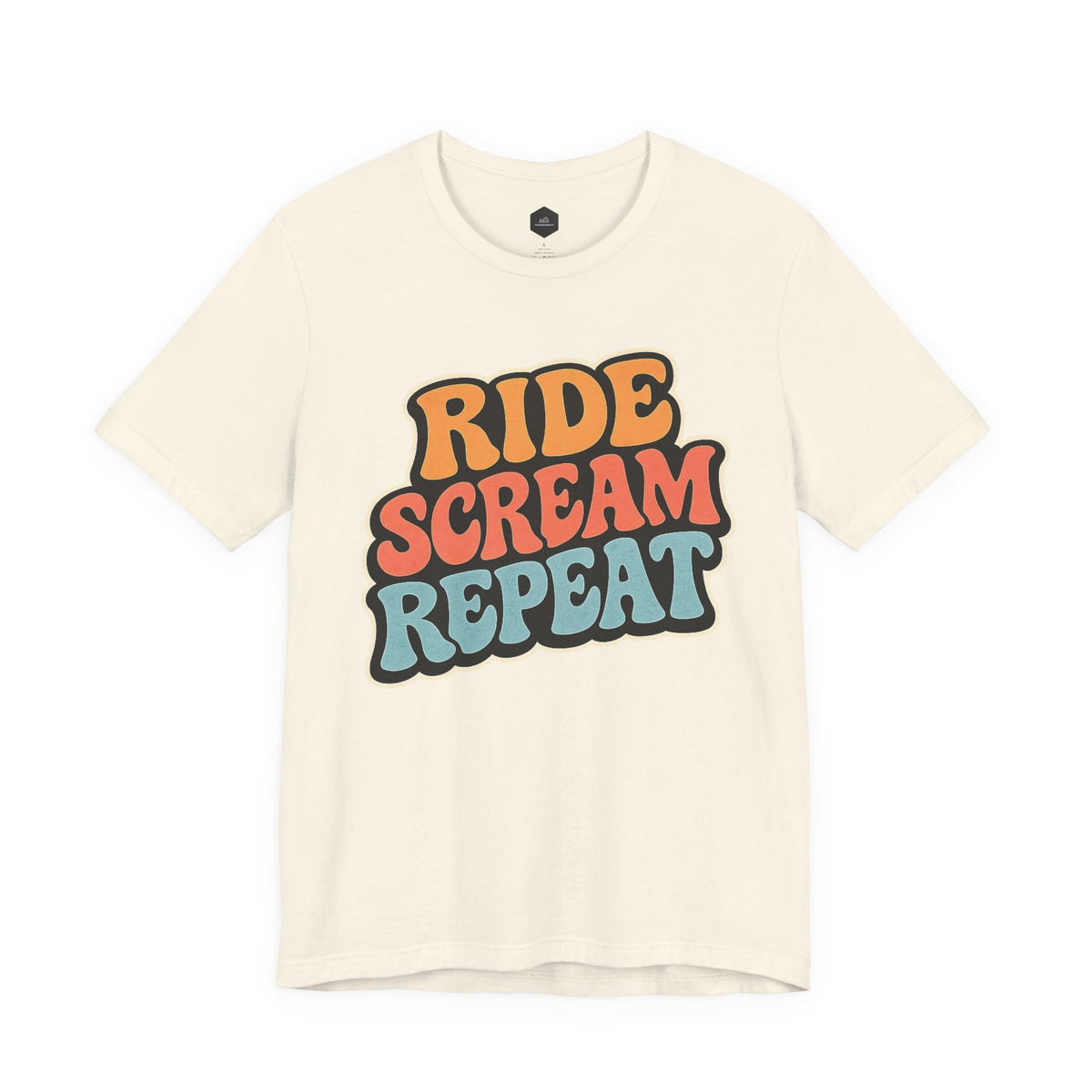 Ride Scream Repeat Retro Tee