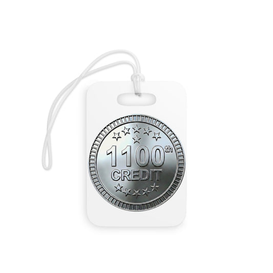 Platinum Coaster Club 1100th Credit Milestone Luggage Tag - THOOSIEMERCH product image