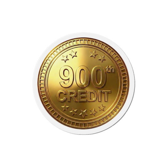 Gold Coaster Club 900th Credit Milestone Die-Cut Magnet - THOOSIEMERCH product image