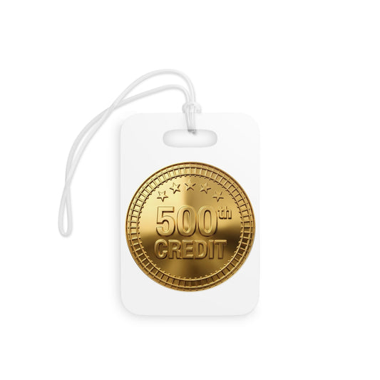 Gold Coaster Club 500th Credit Milestone Luggage Tag - THOOSIEMERCH product image