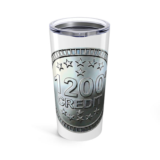 Platinum Coaster Club 1200th Credit Milestone Tumbler 20oz - THOOSIEMERCH product image