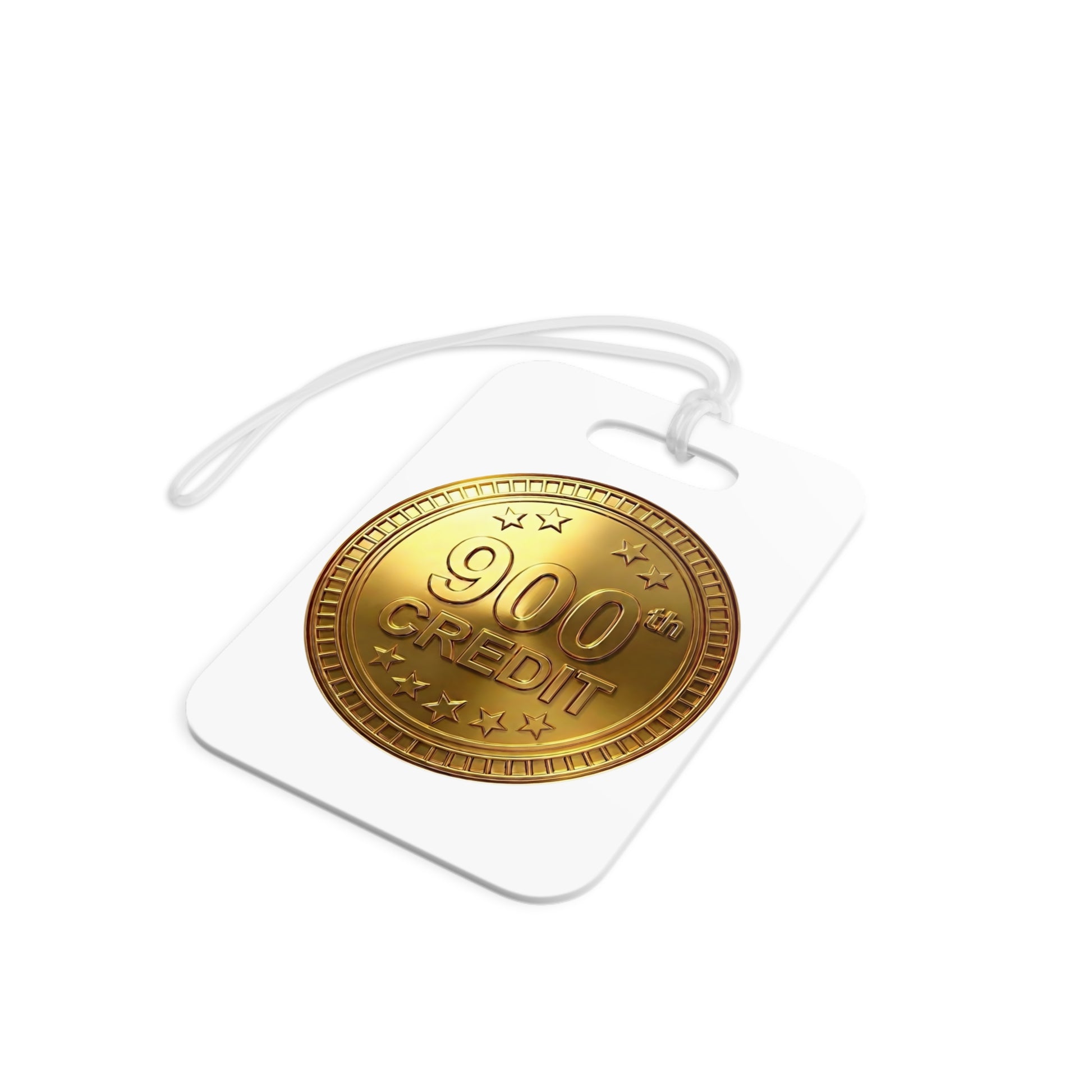 Gold Coaster Club 900th Credit Milestone Luggage Tag - THOOSIEMERCH product image