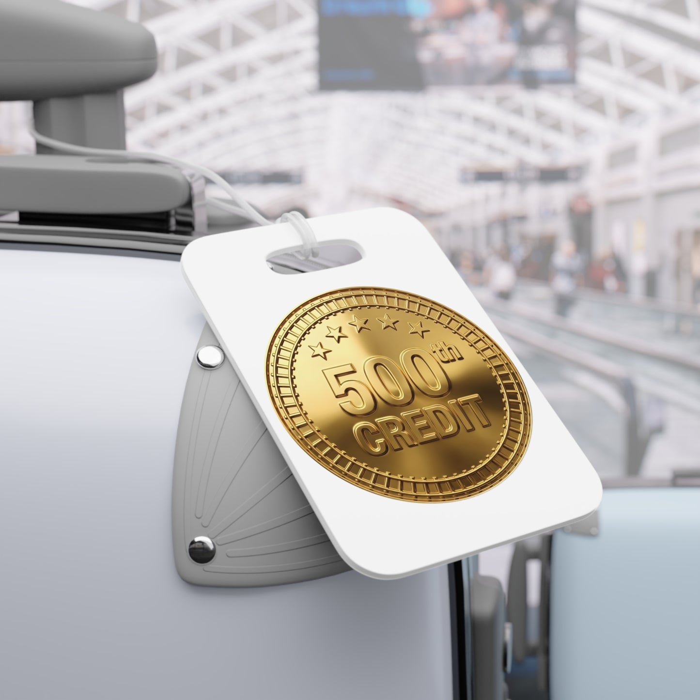 Gold Coaster Club 500th Credit Milestone Luggage Tag - THOOSIEMERCH product image