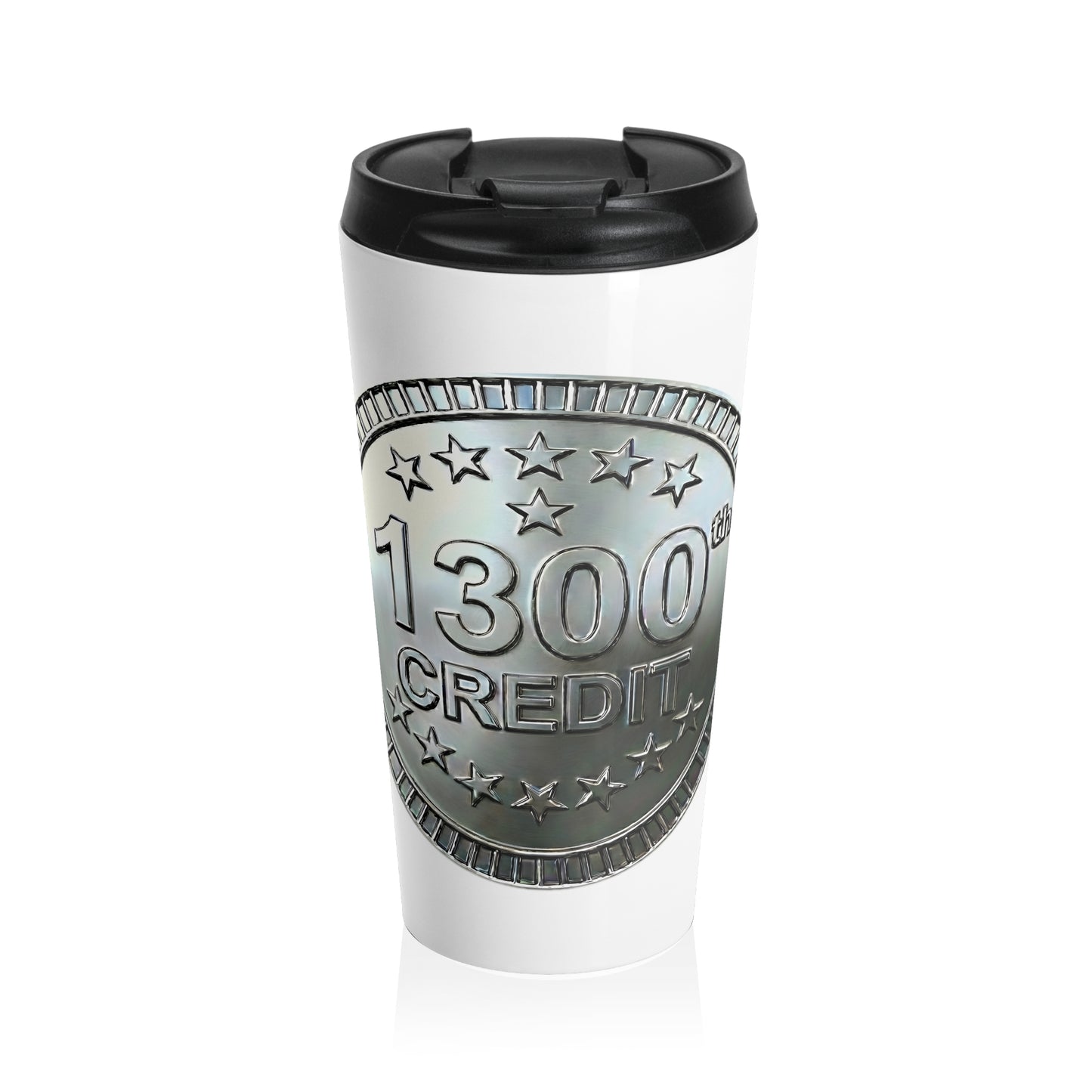 Platinum Coaster Club 1300th Credit Milestone Travel Mug - THOOSIEMERCH product image