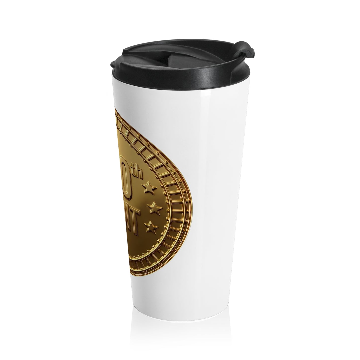 Gold Coaster Club 600th Credit Milestone Travel Mug - THOOSIEMERCH product image