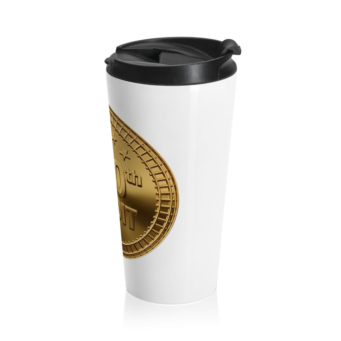 Gold Coaster Club 500th Credit Milestone Travel Mug - THOOSIEMERCH product image