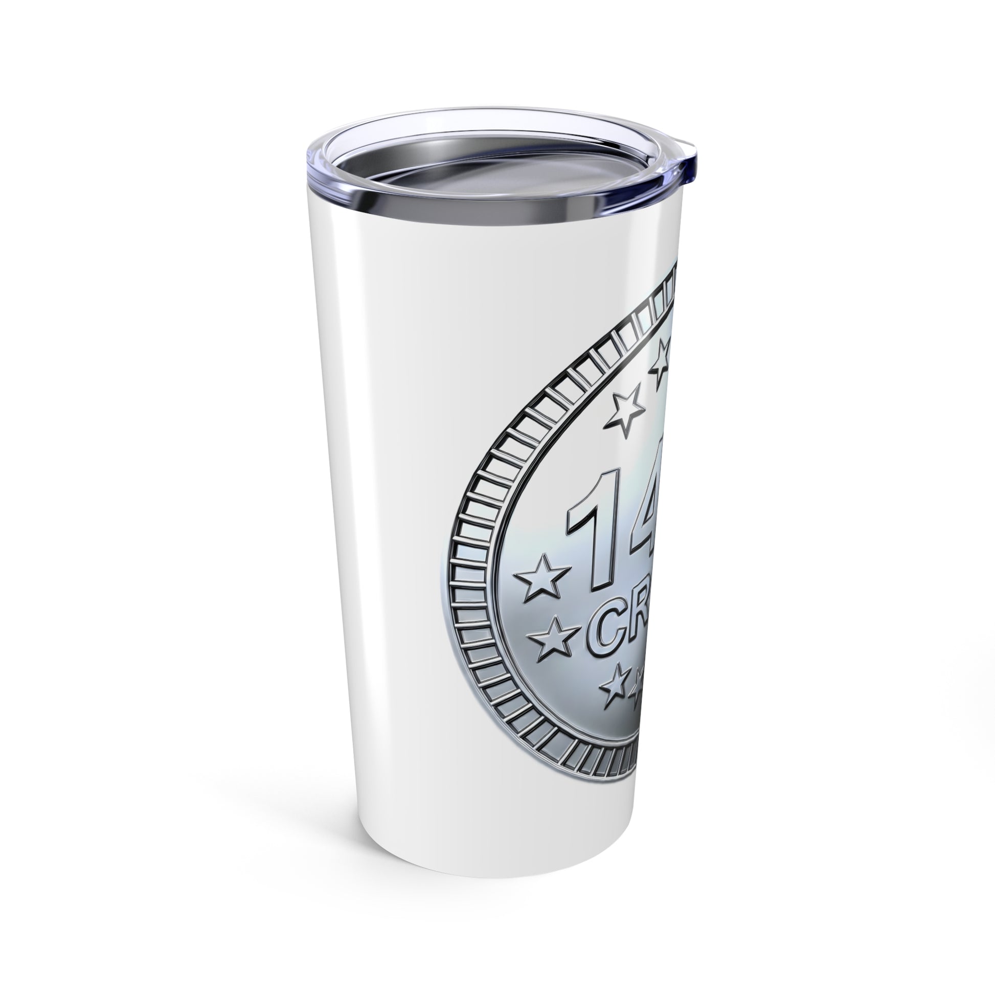 Platinum Coaster Club 1400th Credit Milestone Tumbler 20oz - THOOSIEMERCH product image