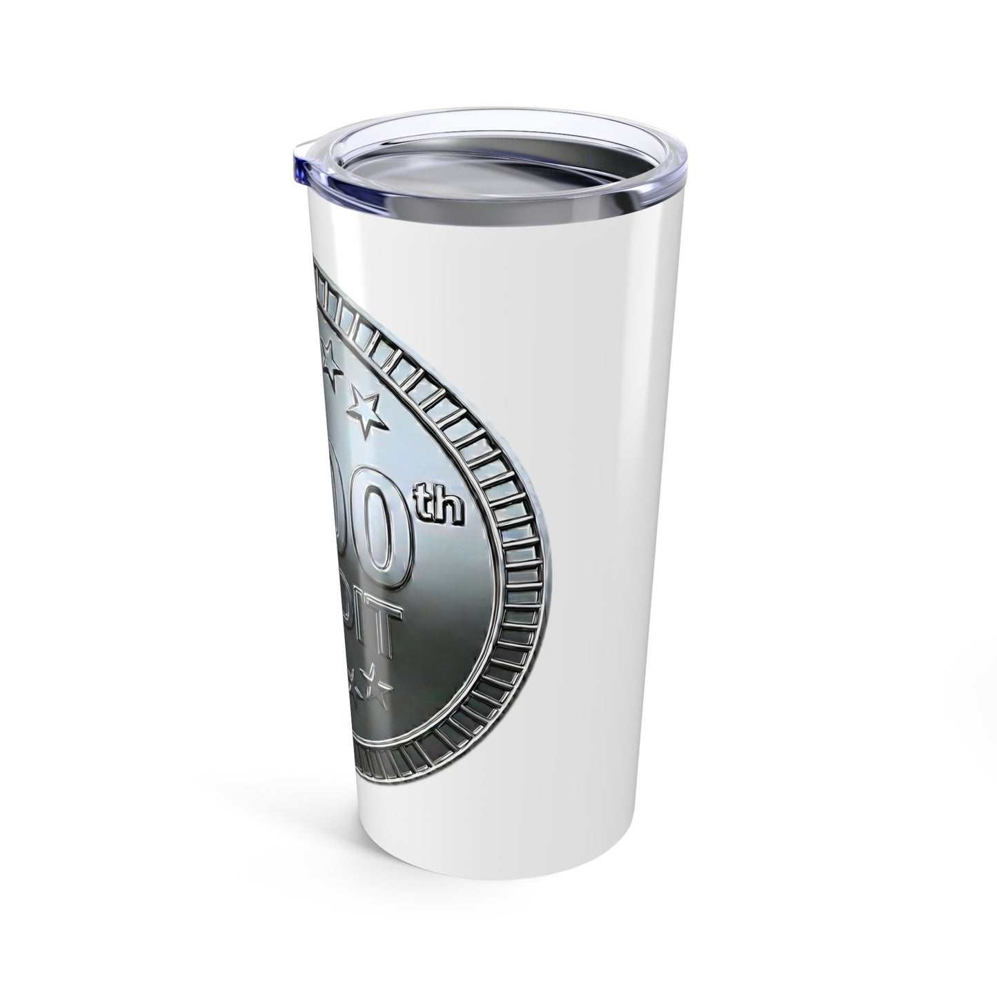 Platinum Coaster Club 1100th Credit Milestone Tumbler 20oz - THOOSIEMERCH product image