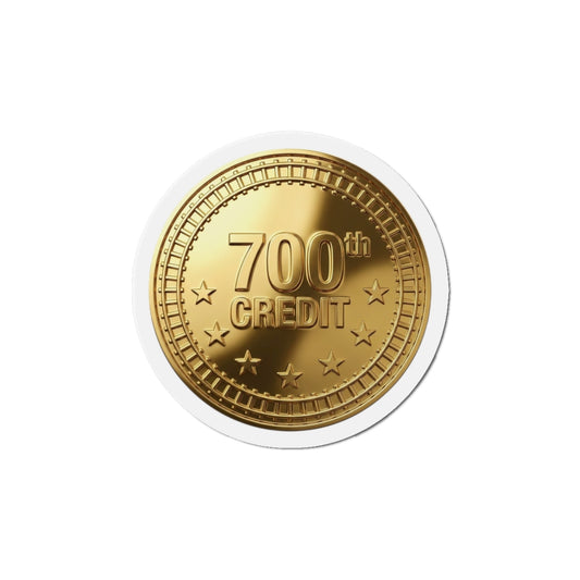 Gold Coaster Club 700th Credit Milestone Die-Cut Magnet - THOOSIEMERCH product image