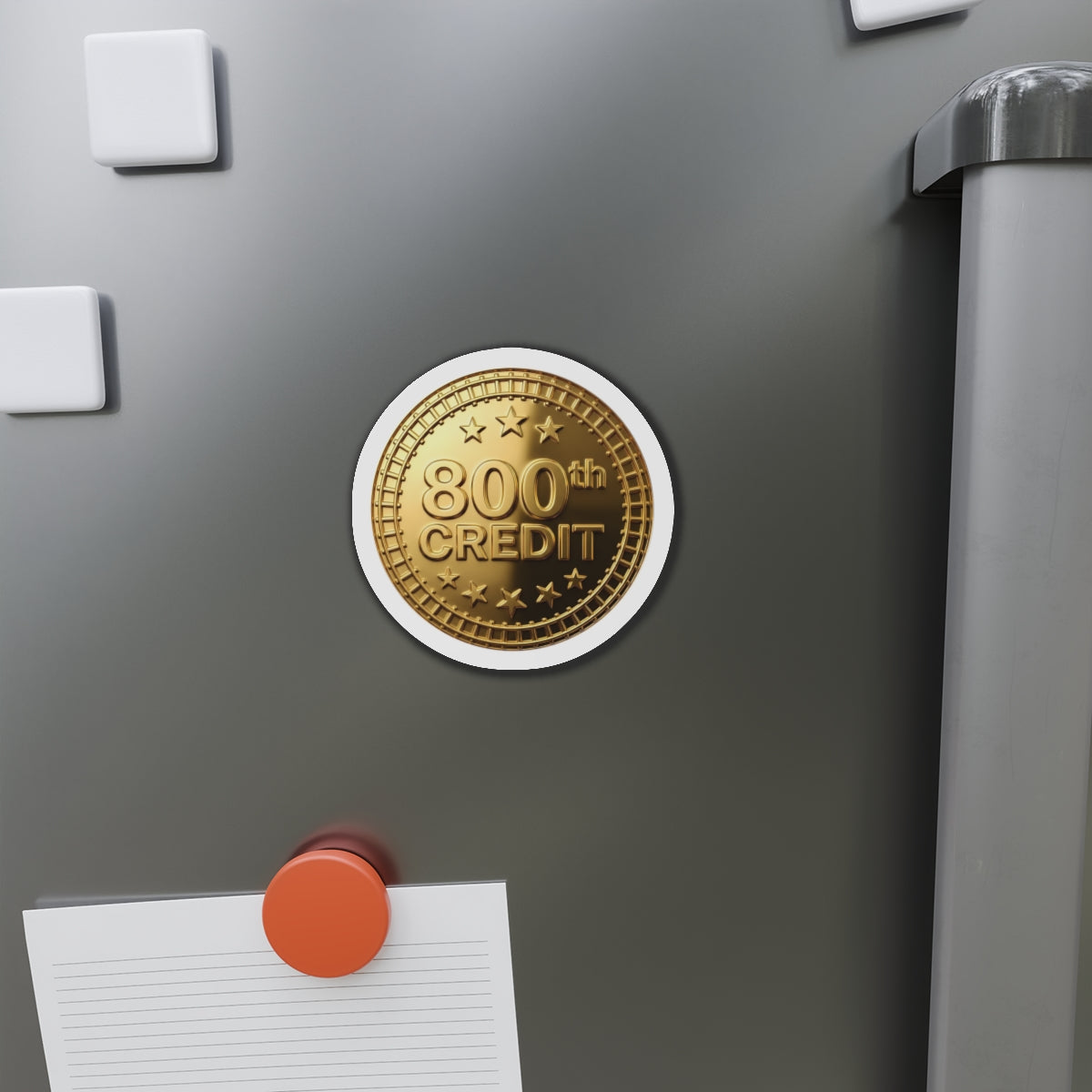 Gold Coaster Club 800th Credit Milestone Die-Cut Magnet - THOOSIEMERCH product image