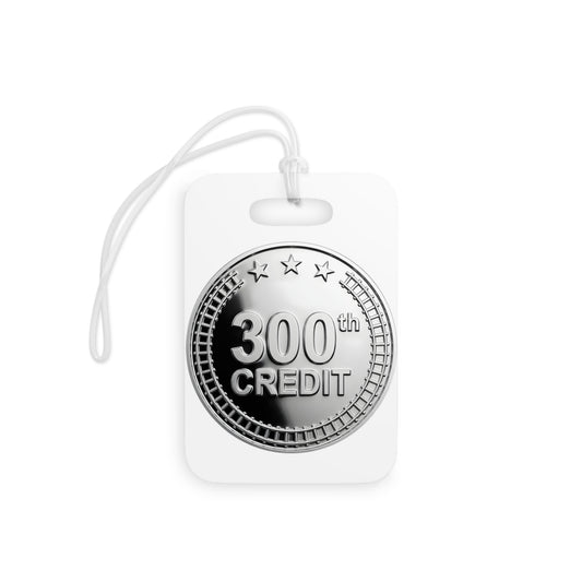 Silver Coaster Club 300th Credit Milestone Luggage Tag - THOOSIEMERCH product image