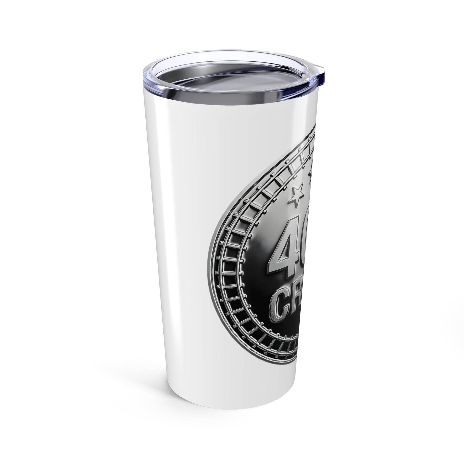 Silver Coaster Club 400th Credit Milestone Tumbler 20oz - THOOSIEMERCH product image