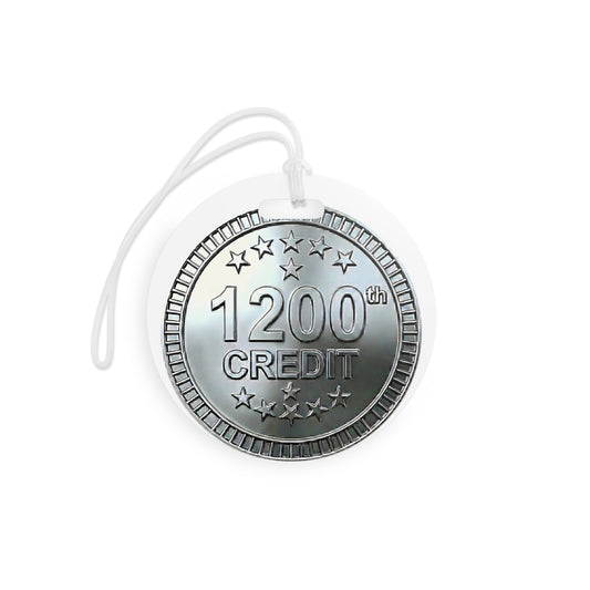 Platinum Coaster Club 1200th Credit Milestone Luggage Tag - THOOSIEMERCH product image