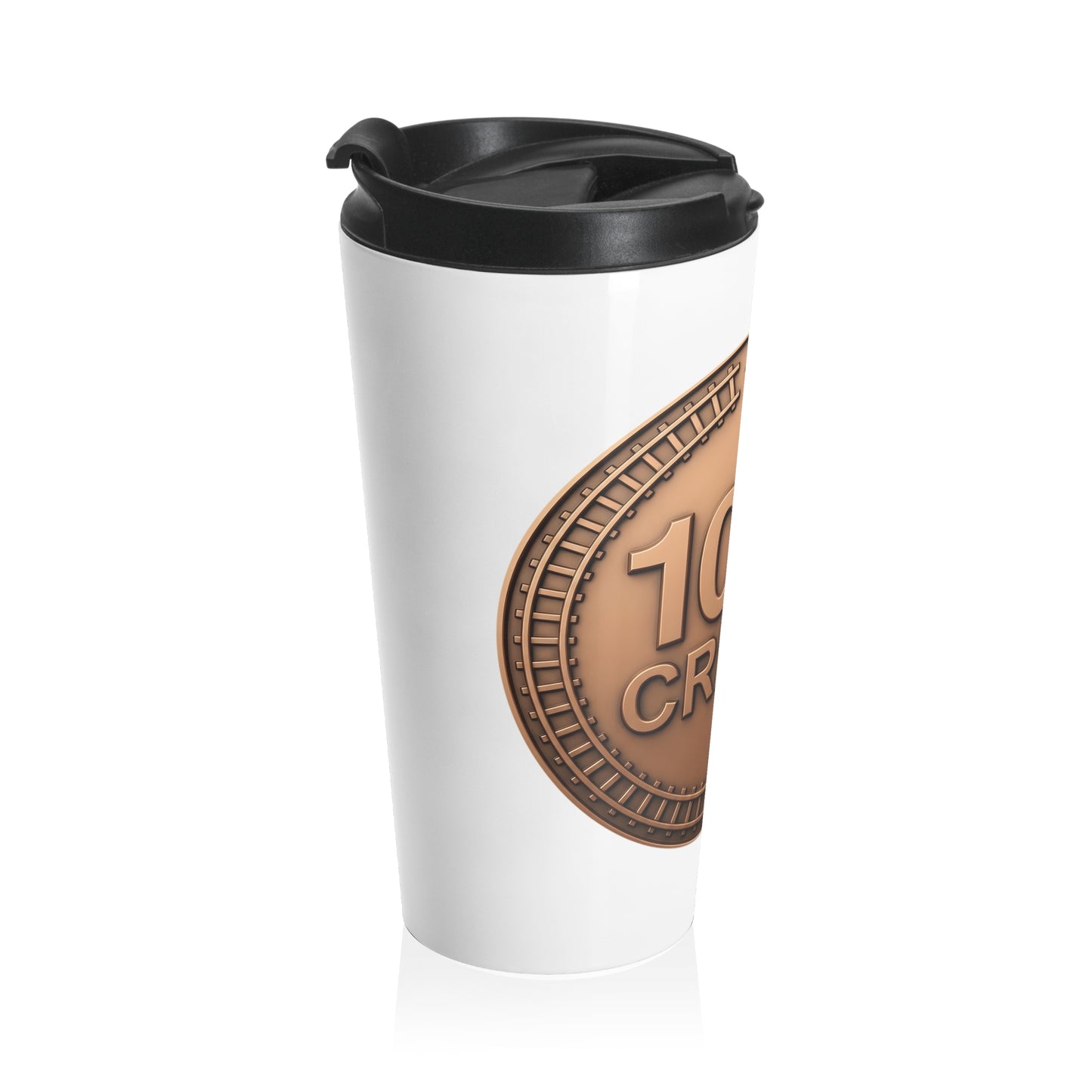 Bronze Coaster Club 100th Credit Milestone Travel Mug - THOOSIEMERCH product image