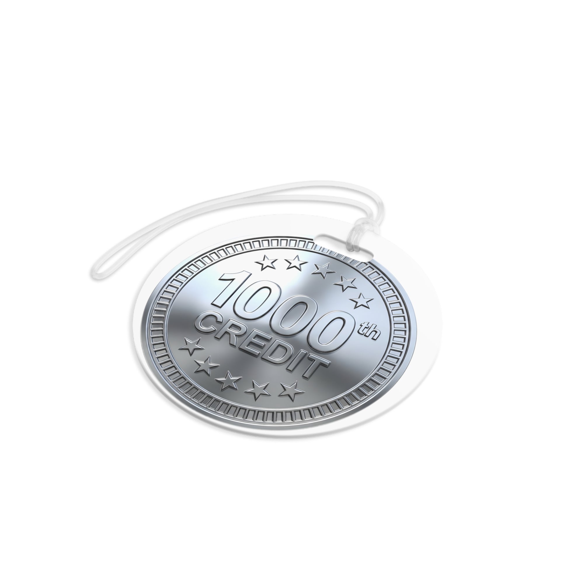 Platinum Coaster Club 1000th Credit Milestone Luggage Tag - THOOSIEMERCH product image
