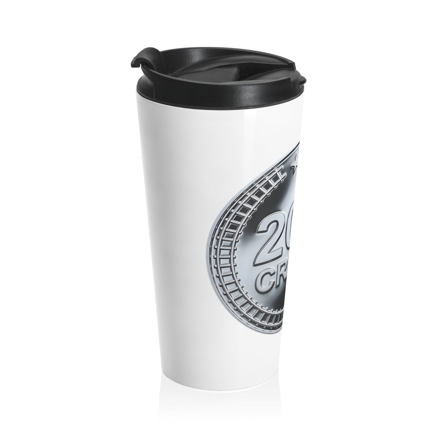 Silver Coaster Club 200th Credit Milestone Travel Mug - THOOSIEMERCH product image