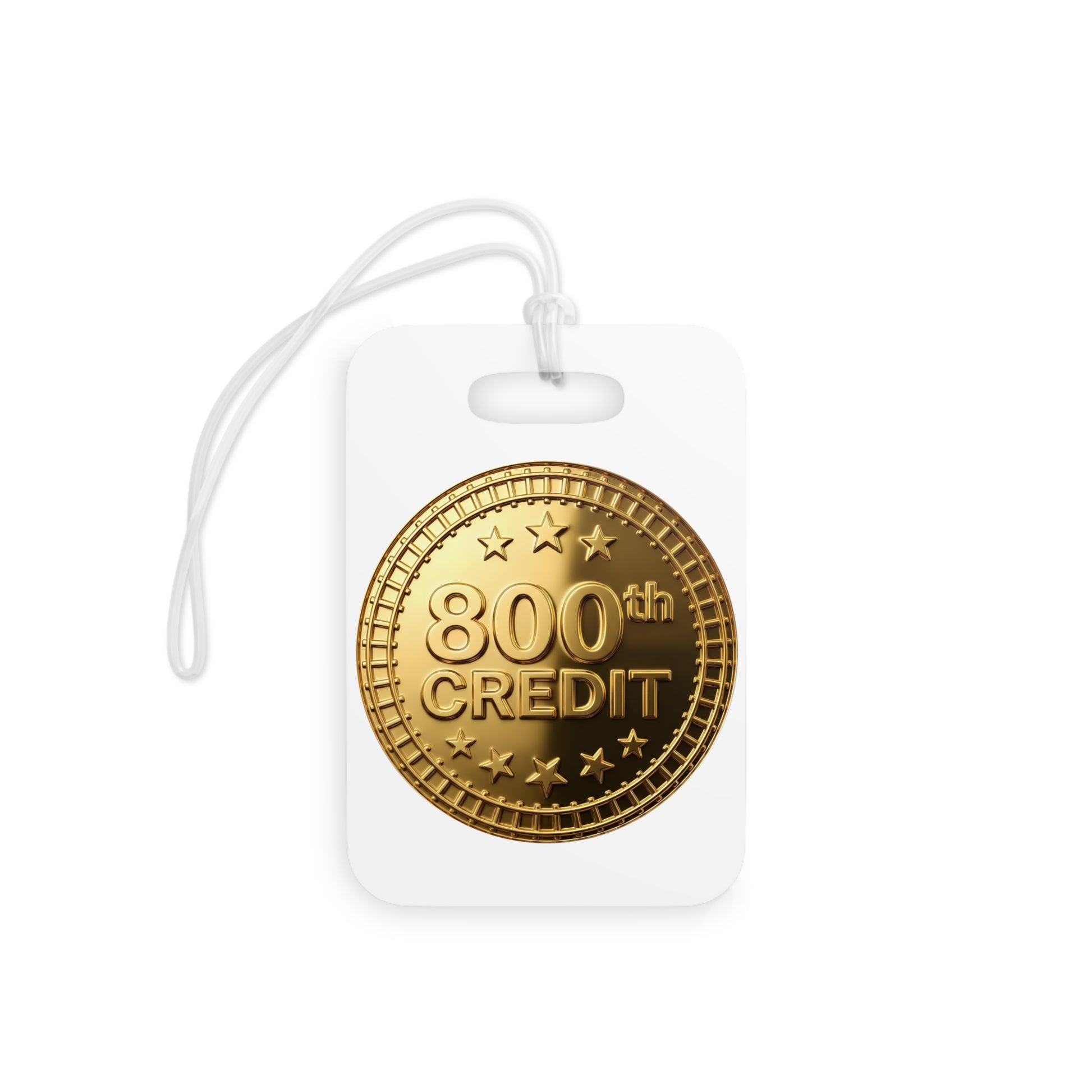 Gold Coaster Club 800th Credit Milestone Luggage Tag - THOOSIEMERCH product image