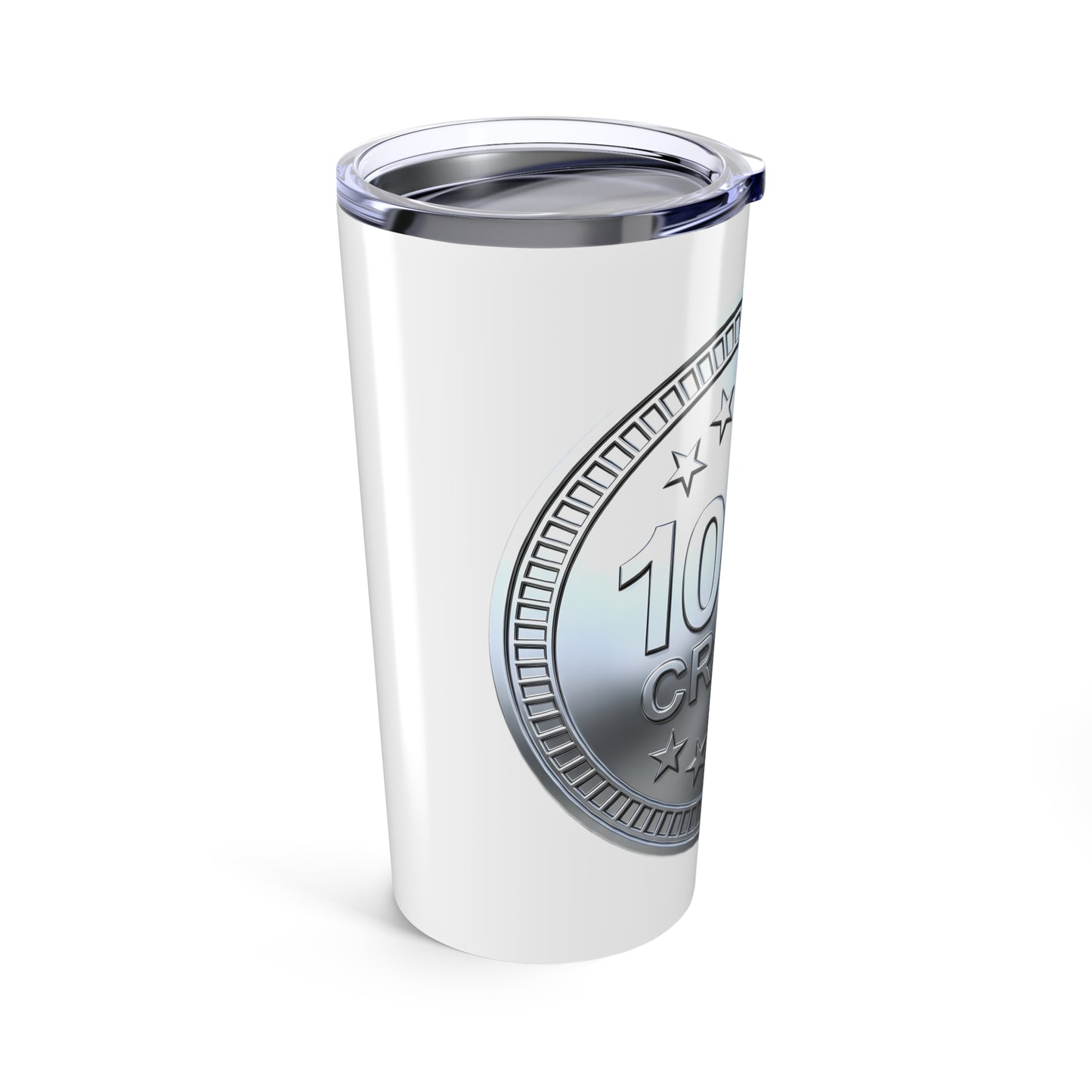 Platinum Coaster Club 1000th Credit Milestone Tumbler 20oz - THOOSIEMERCH product image