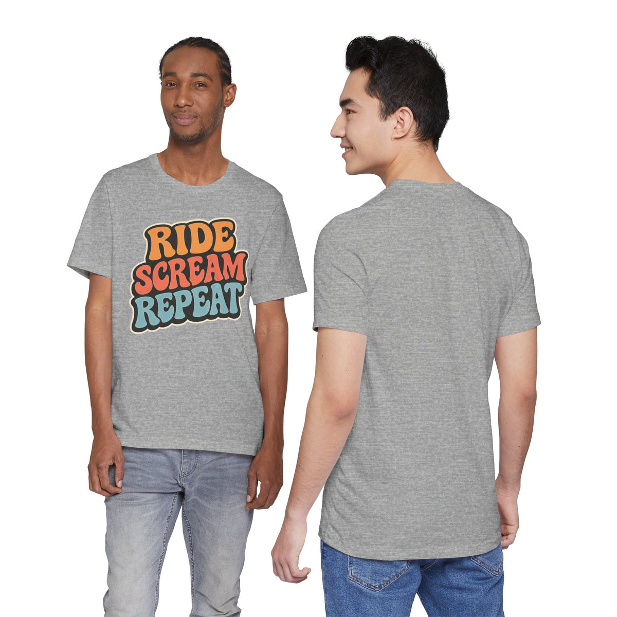 Ride Scream Repeat Retro Tee
