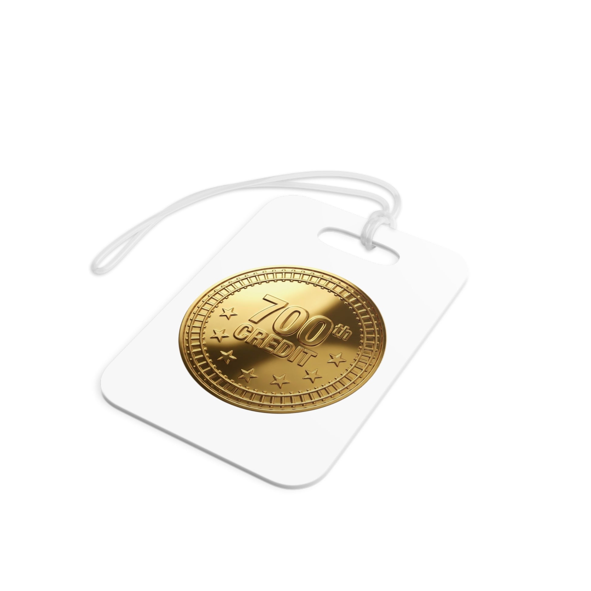 Gold Coaster Club 700th Credit Milestone Luggage Tag - THOOSIEMERCH product image