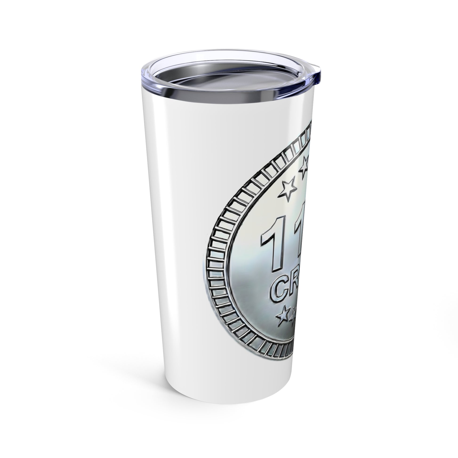 Platinum Coaster Club 1100th Credit Milestone Tumbler 20oz - THOOSIEMERCH product image