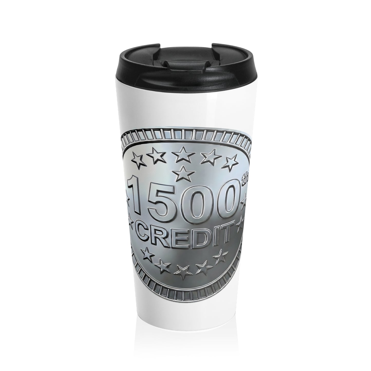 Platinum Coaster Club 1500th Credit Milestone Travel Mug - THOOSIEMERCH product image