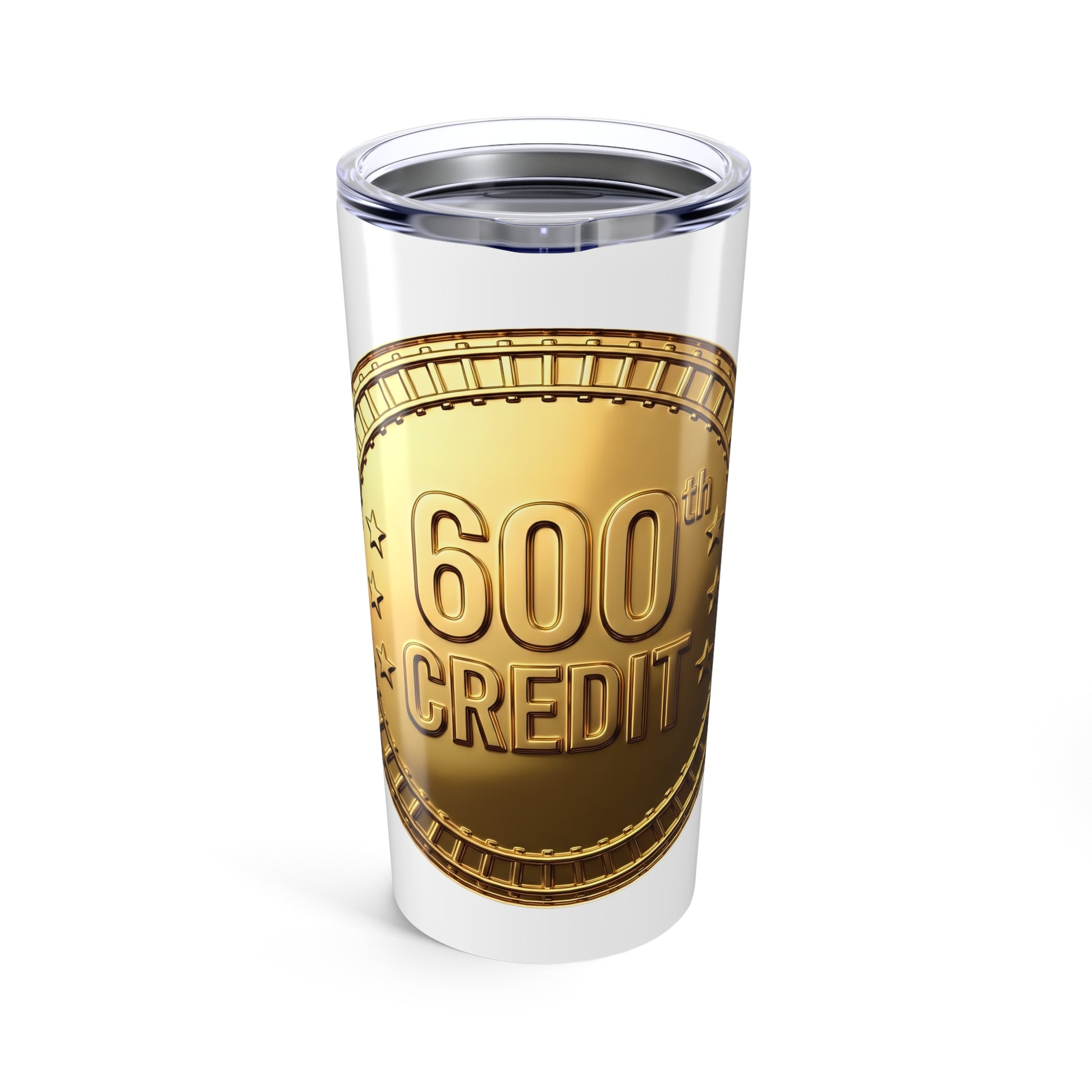 Gold Coaster Club 600th Credit Milestone Tumbler 20oz - THOOSIEMERCH product image