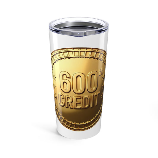 Gold Coaster Club 600th Credit Milestone Tumbler 20oz - THOOSIEMERCH product image