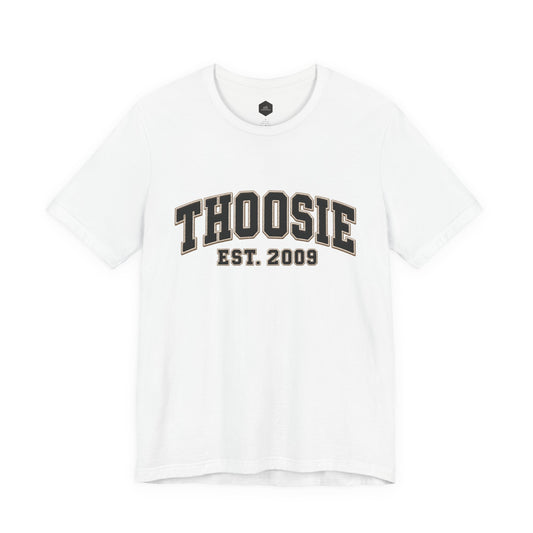Born in 2009 Coaster Tee with vintage collegiate year graphic