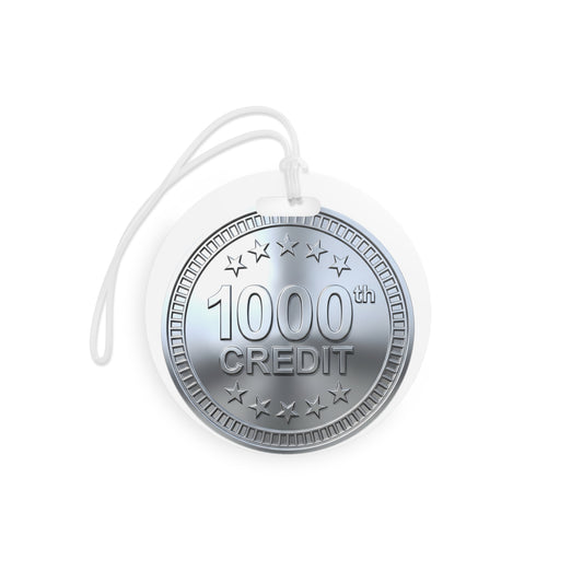 Platinum Coaster Club 1000th Credit Milestone Luggage Tag - THOOSIEMERCH product image