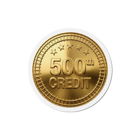 Gold Coaster Club 500th Credit Milestone Die-Cut Magnet - THOOSIEMERCH product image