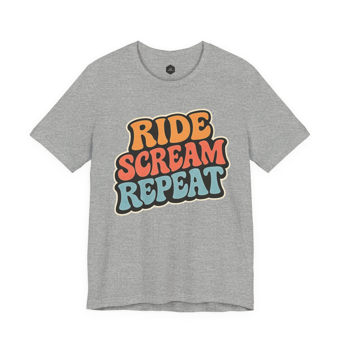 Ride Scream Repeat Retro Tee