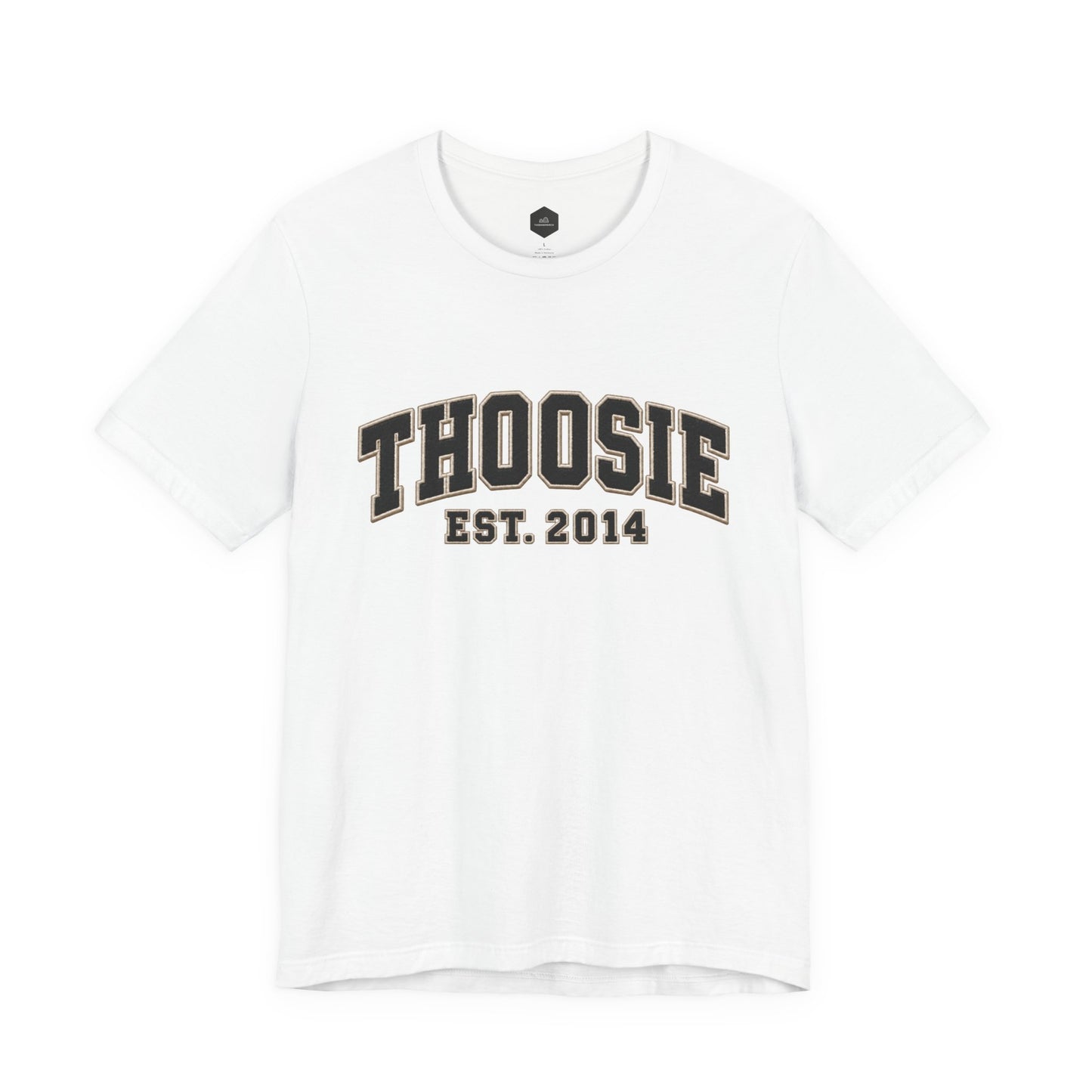 Born in 2014 Coaster Tee with vintage collegiate-style year graphic