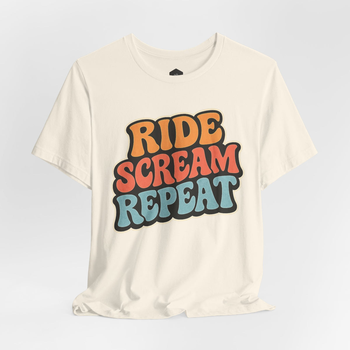 Ride Scream Repeat Retro Tee