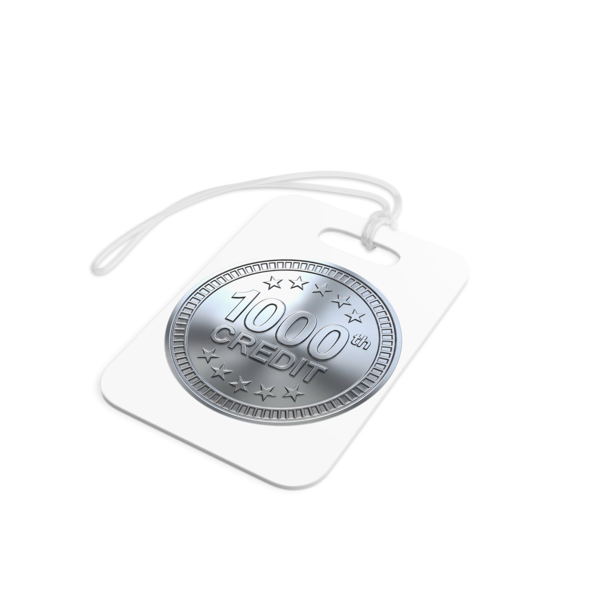 Platinum Coaster Club 1000th Credit Milestone Luggage Tag - THOOSIEMERCH product image