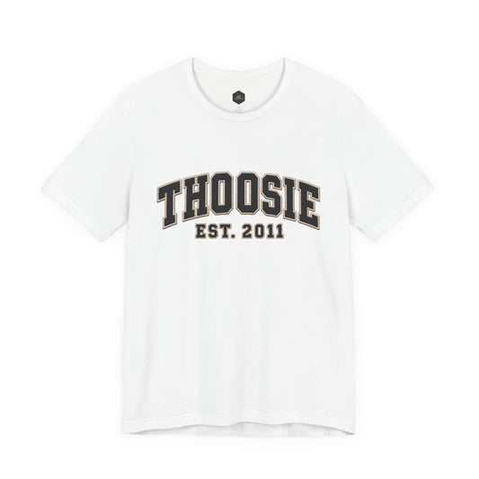 Born in 2011 Coaster Tee with vintage collegiate year graphic