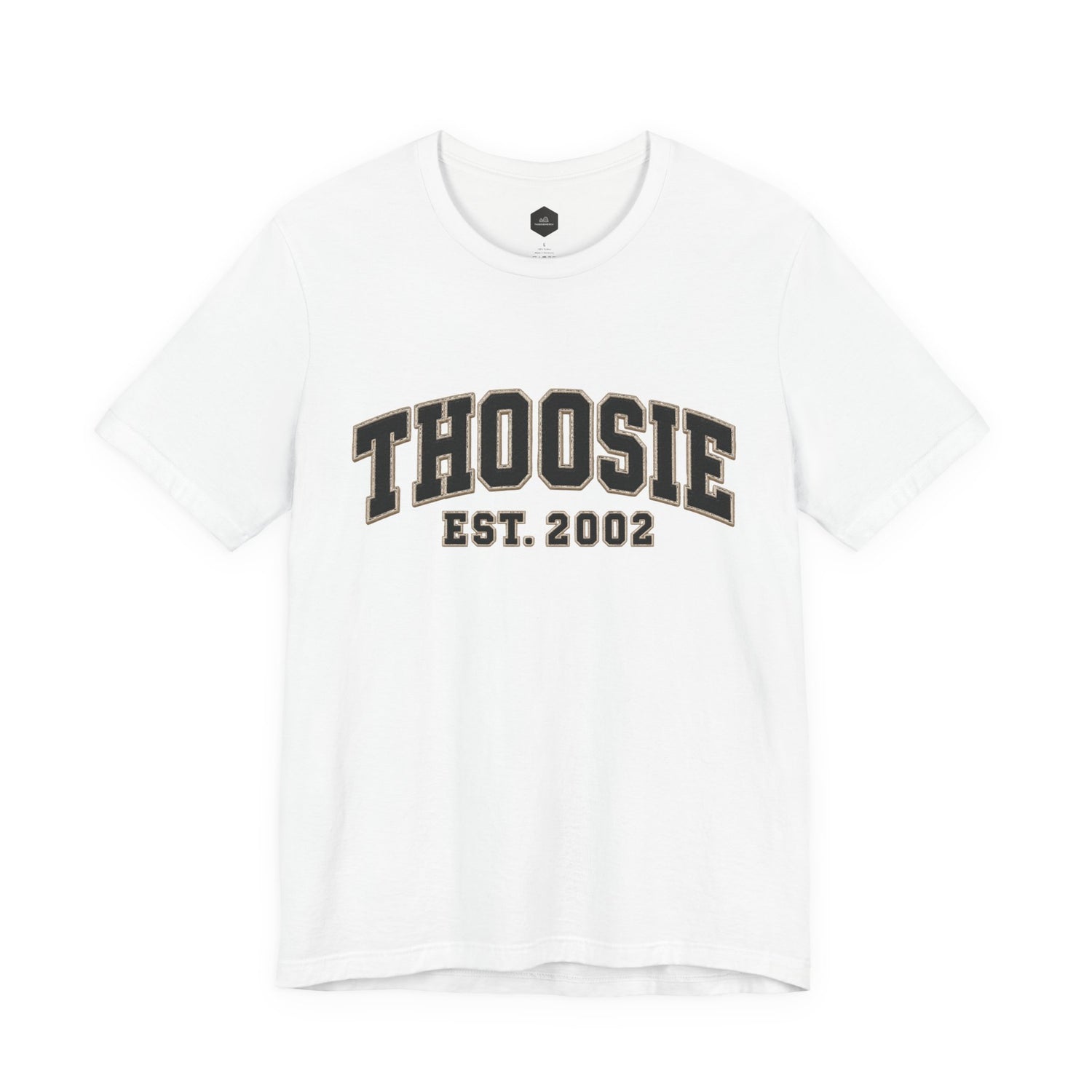 Born in 2002 Coaster Tee with vintage collegiate year graphic