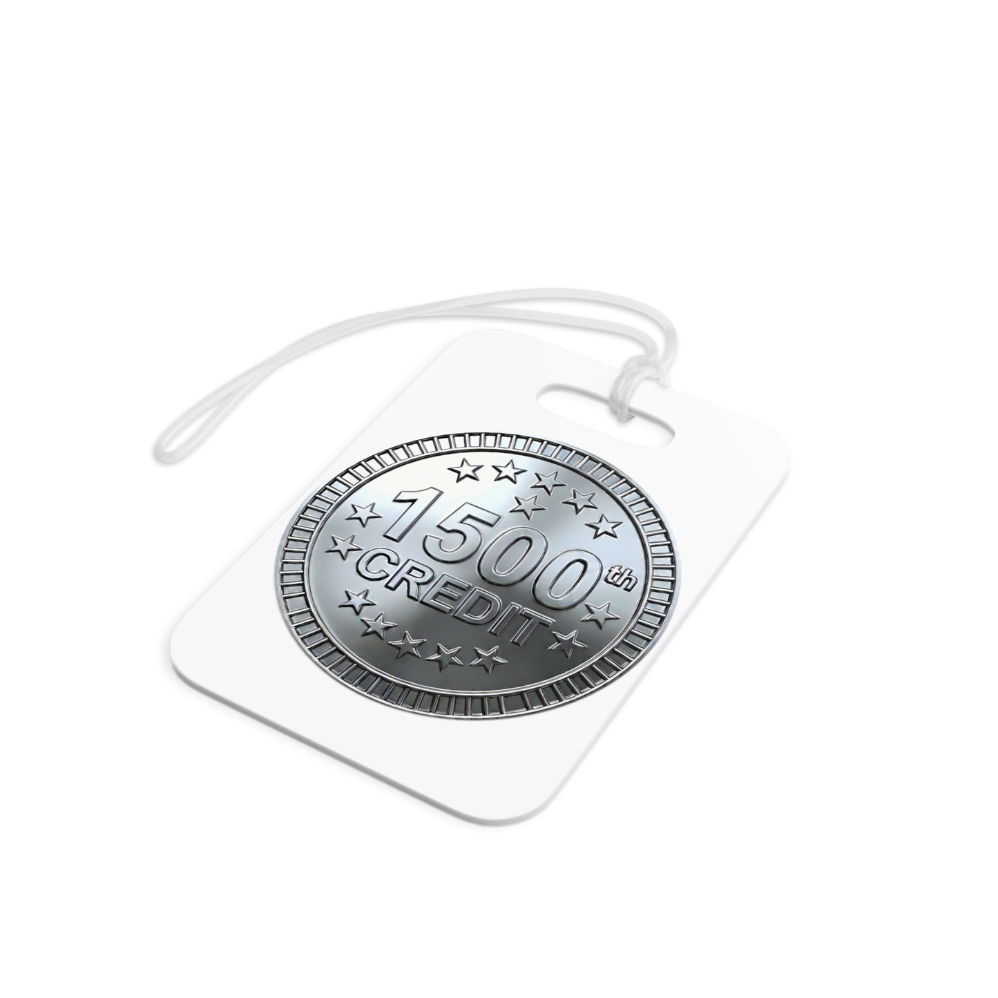 Platinum Coaster Club 1500th Credit Milestone Luggage Tag - THOOSIEMERCH product image
