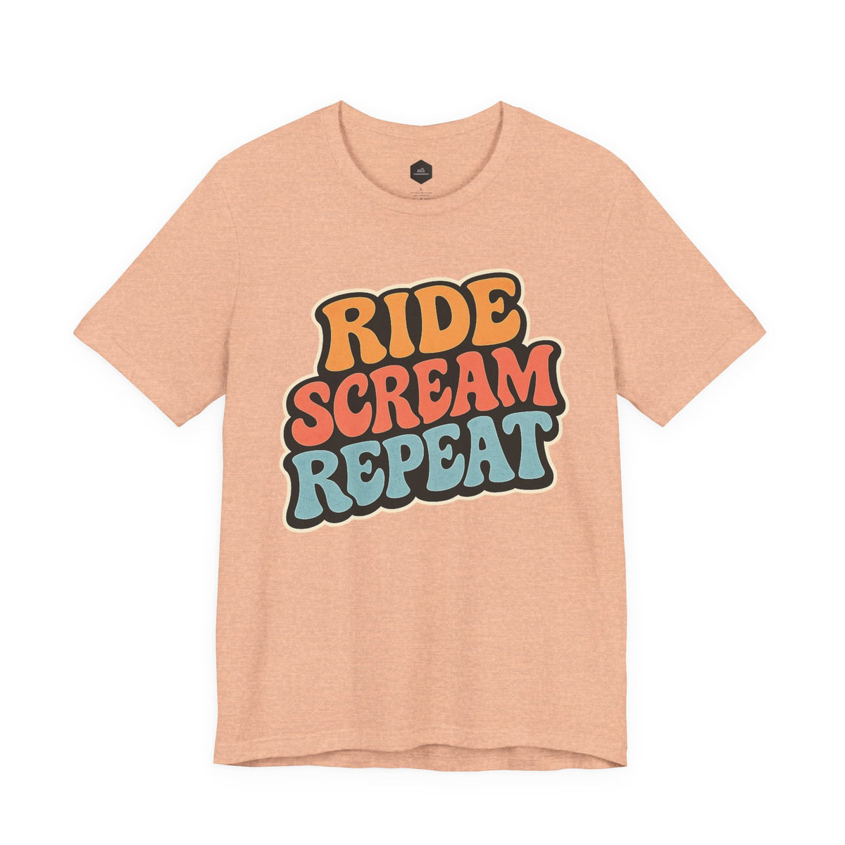 Ride Scream Repeat Retro Tee