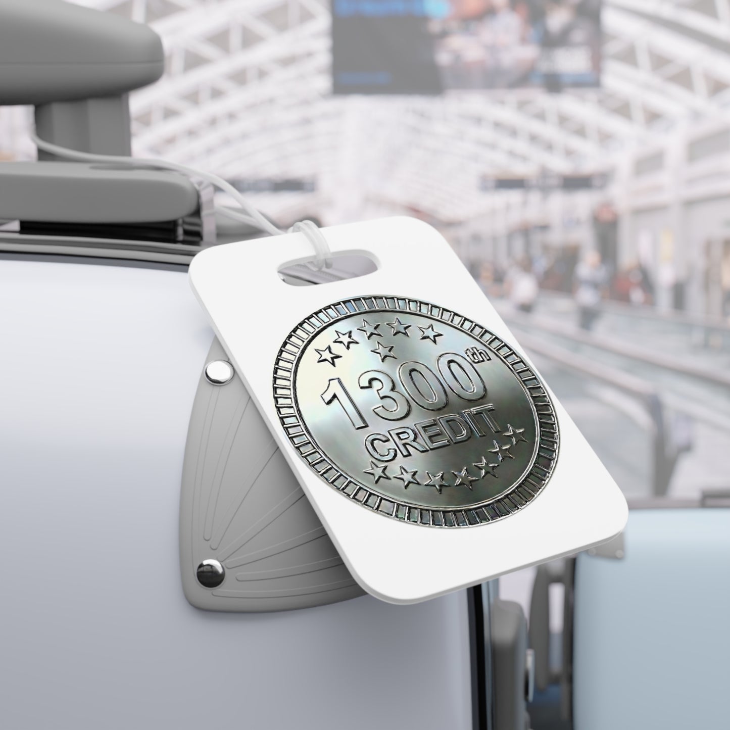 Platinum Coaster Club 1300th Credit Milestone Luggage Tag - THOOSIEMERCH product image