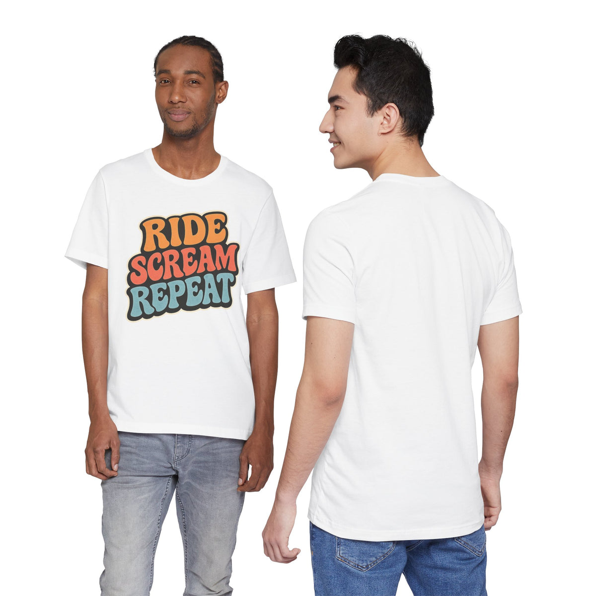 Ride Scream Repeat Retro Tee