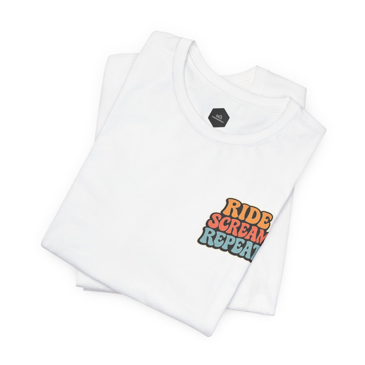 Ride Scream Repeat Retro Tee