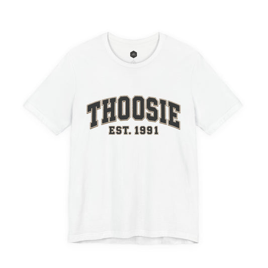 Born in 1991 Coaster Tee with vintage collegiate year graphic