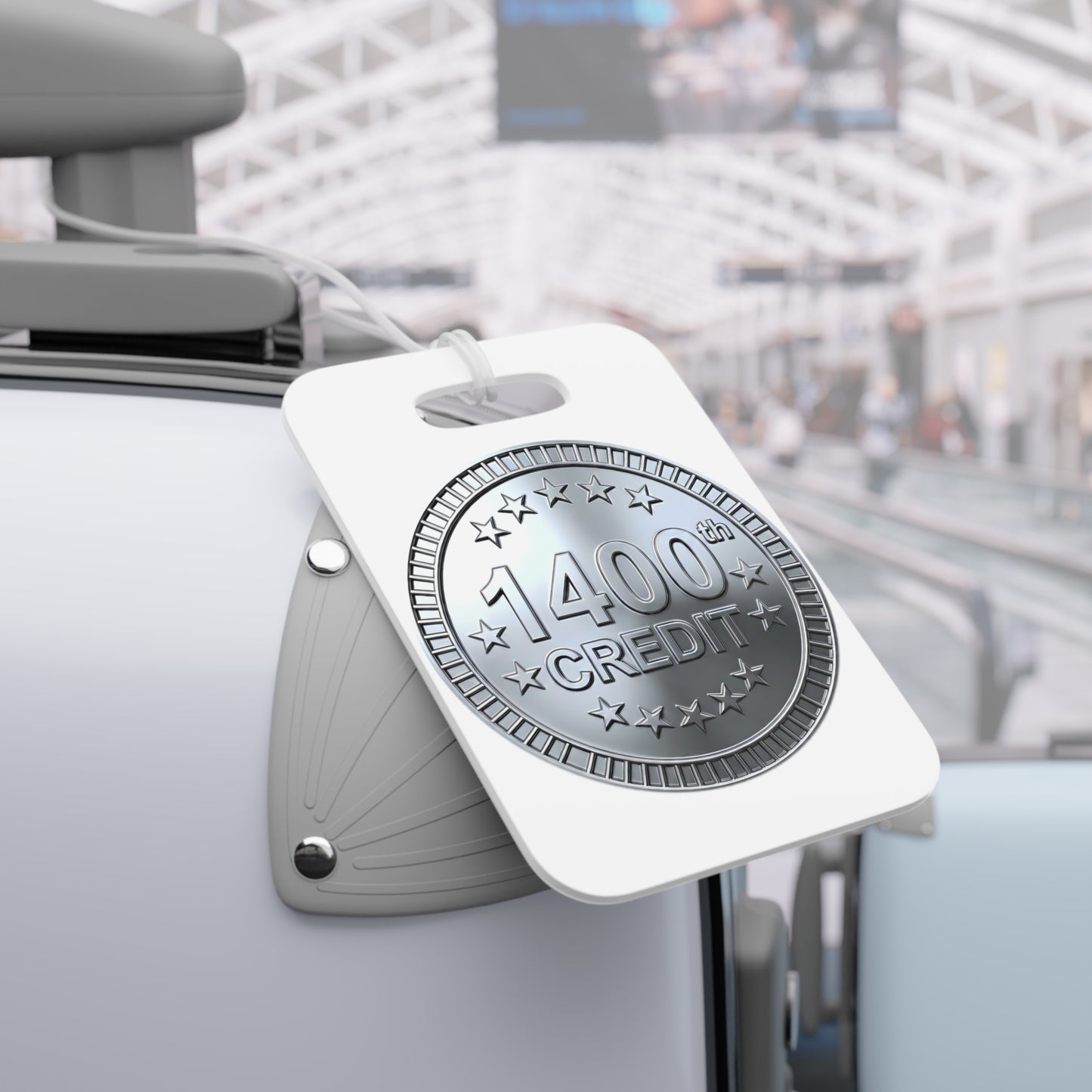 Platinum Coaster Club 1400th Credit Milestone Luggage Tag - THOOSIEMERCH product image