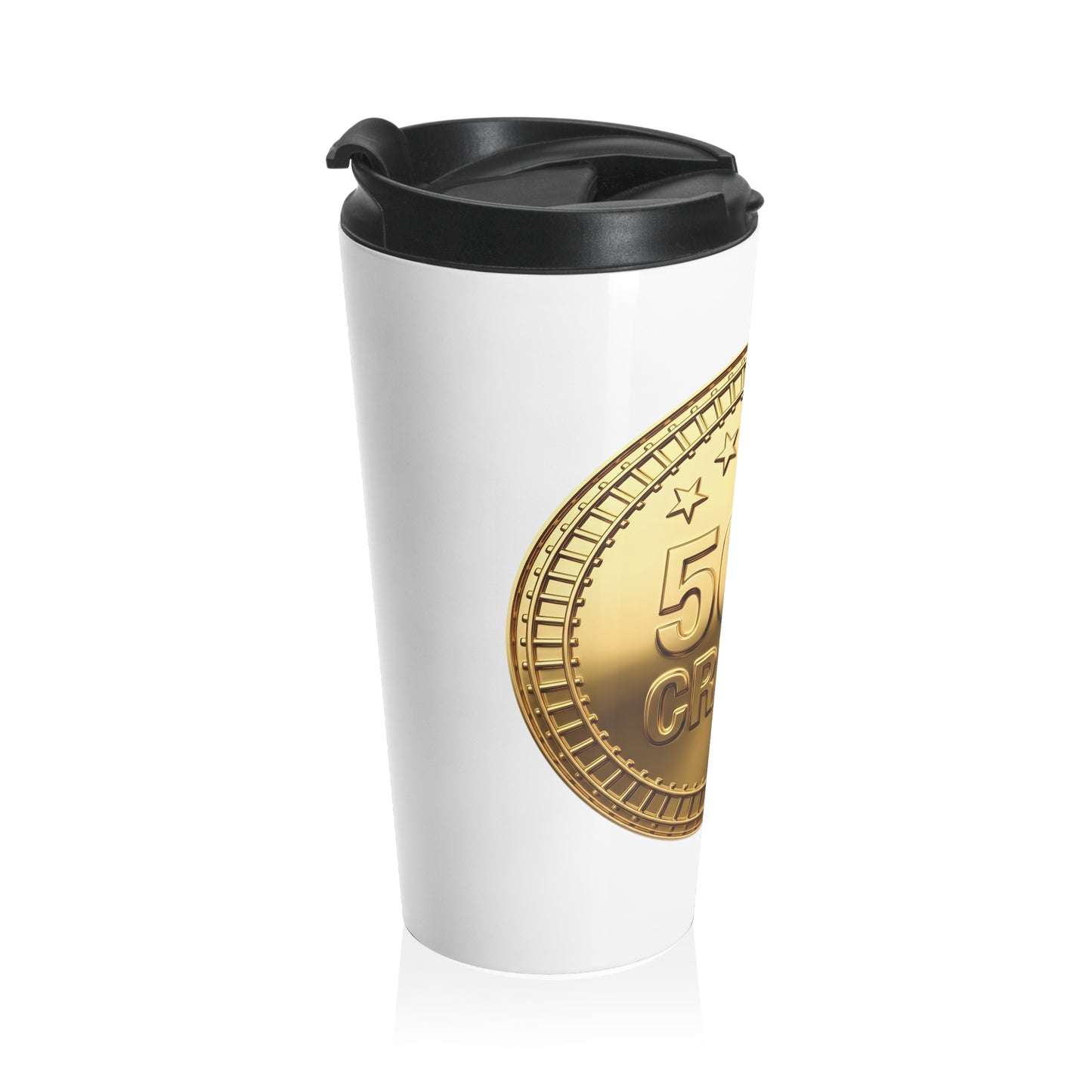 Gold Coaster Club 500th Credit Milestone Travel Mug - THOOSIEMERCH product image