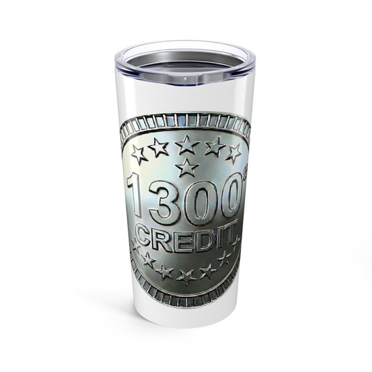 Platinum Coaster Club 1300th Credit Milestone Tumbler 20oz - THOOSIEMERCH product image