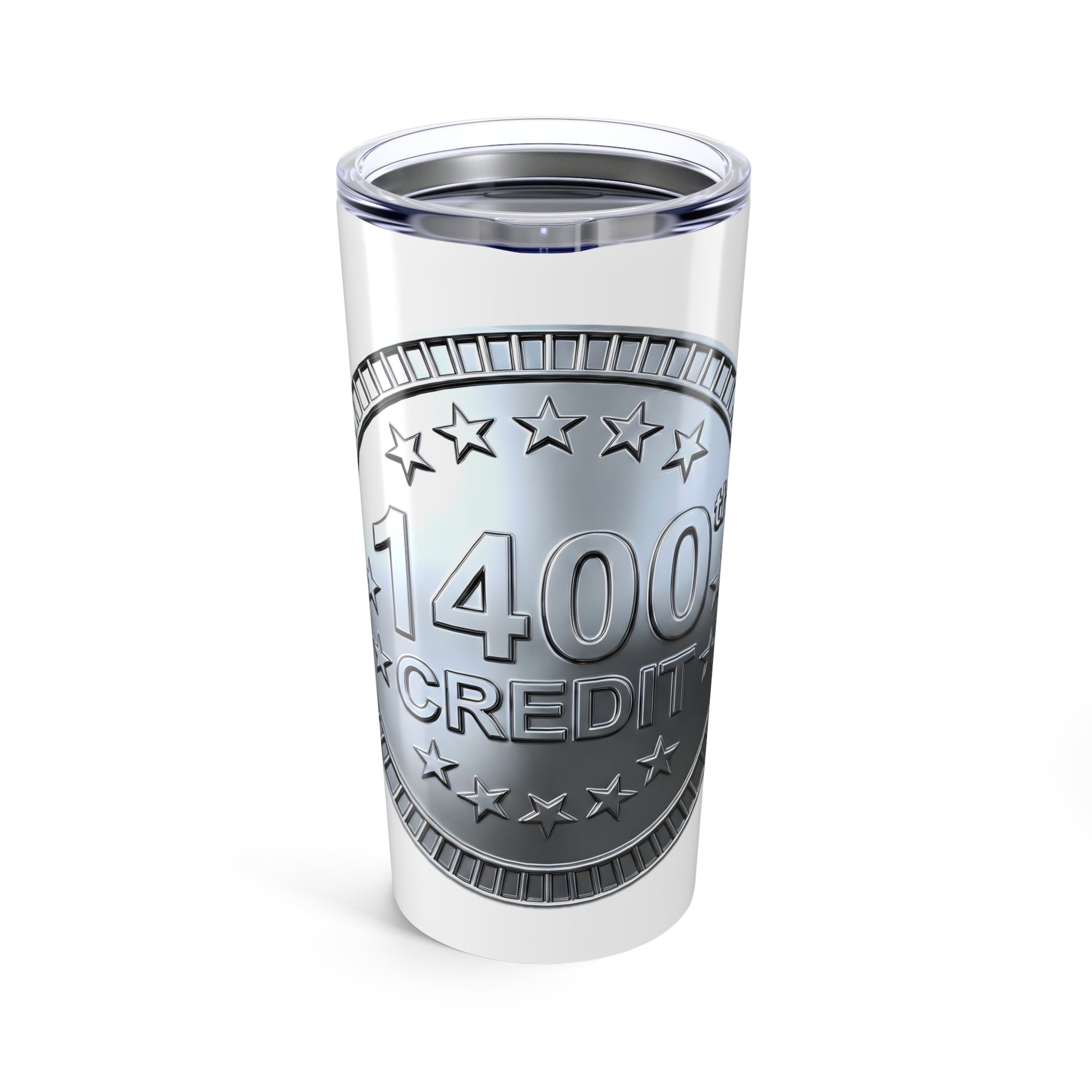 Platinum Coaster Club 1400th Credit Milestone Tumbler 20oz - THOOSIEMERCH product image